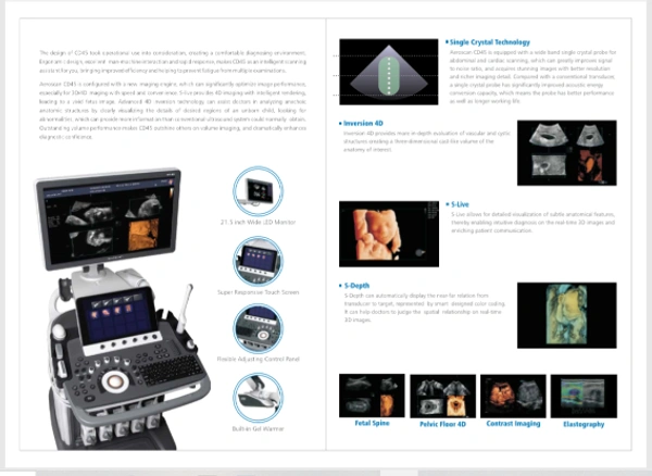 3D-4D Color Doppler Konica Model AeroScan CD-45 - Static